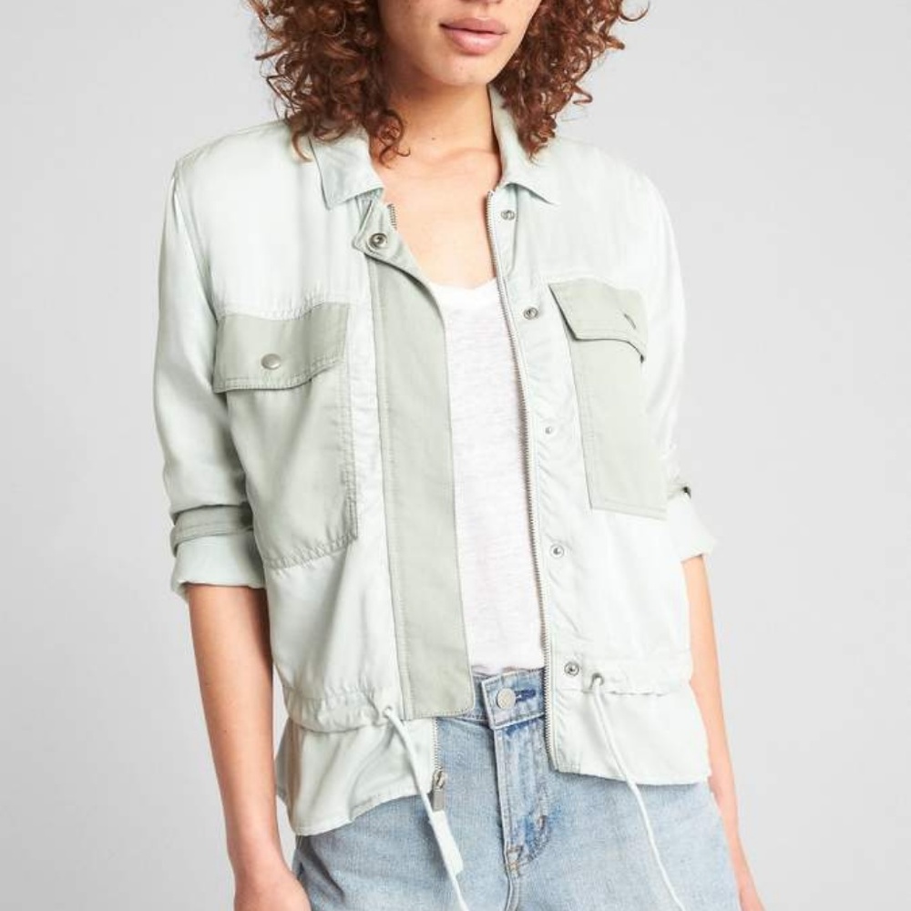 Gap Colorblock Utility Jacket Sz XS